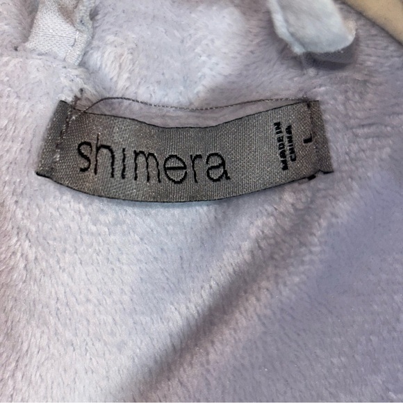 Shimera Elegant Baby Blue Women's Long Shawl Collar Robe L - Picture 4 of 13